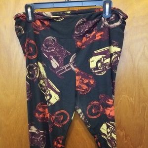 Lularoe Motorcycle Tall & Curvy Leggings